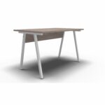A-FRAME DESK 1200 x 750 x 722 MONDEGO ELM & WHITE