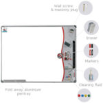 Whiteboard – Slimline Magnetic & Non-Magnetic (Write & Wipe) - Image 2