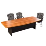 E-Space Barrel Shape Boardroom Table (32mm Melamine)