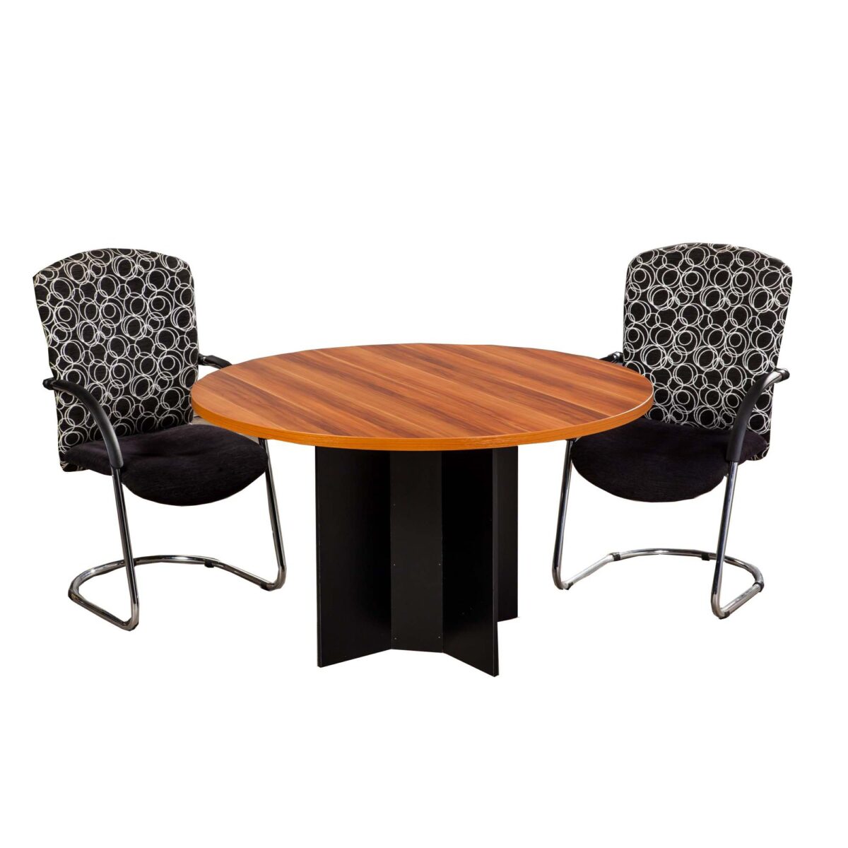 E-Space Barrel Shape Boardroom Table (32mm Melamine) - Image 2