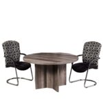 Senator Barrel Shape Boardroom Table (32mm Melamine) - Image 2