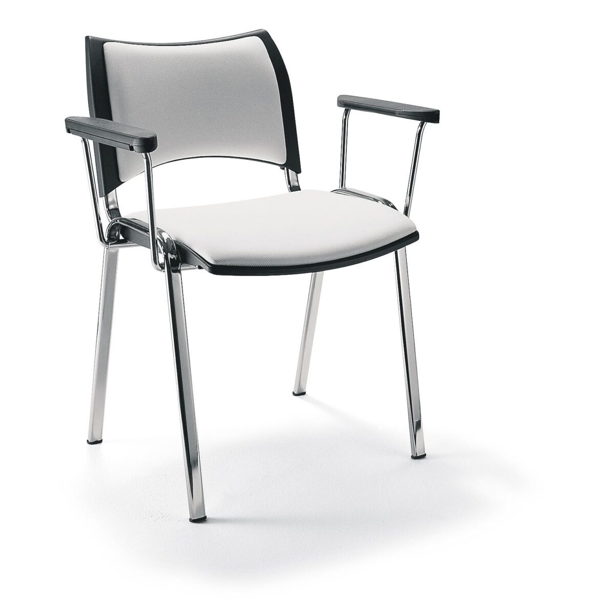 ISO Smart 4 Legged Chair Upholstered with Arm Rest - Image 1
