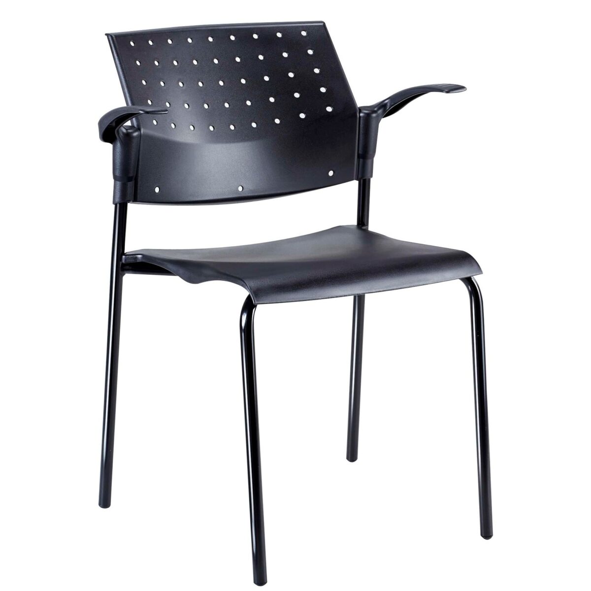 Movie 4 Legged Chair PU – With and Without Arms - Image 2