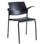 Movie 4 Legged Chair PU – With and Without Arms - Image 2