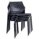 Movie 4 Legged Chair PU – With and Without Arms - Image 3