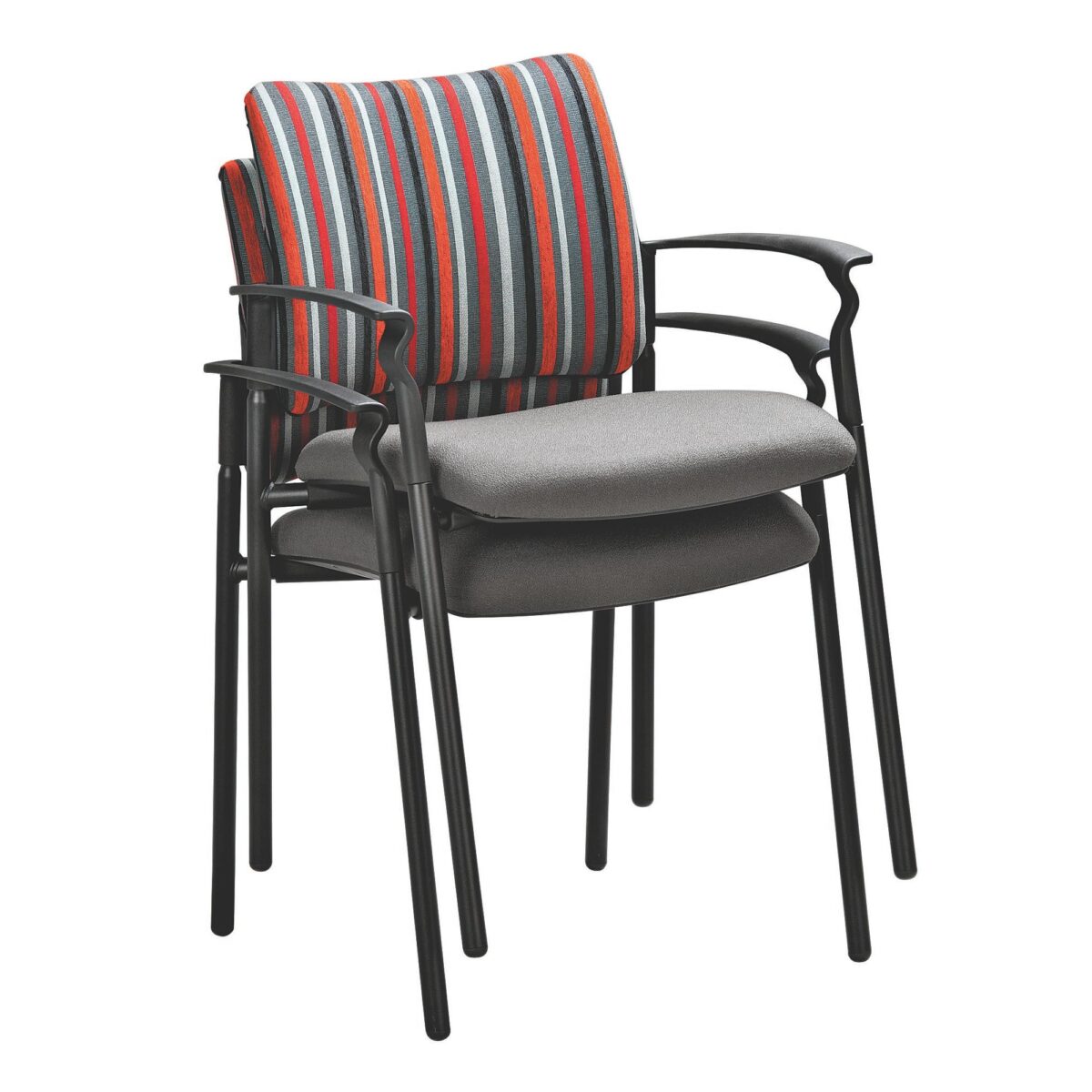 Pinko 4 Legged Stackable Chair with arms - Image 4