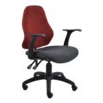 S 3000 Low Back Operators Chair with Arms (Y100) - Image 3
