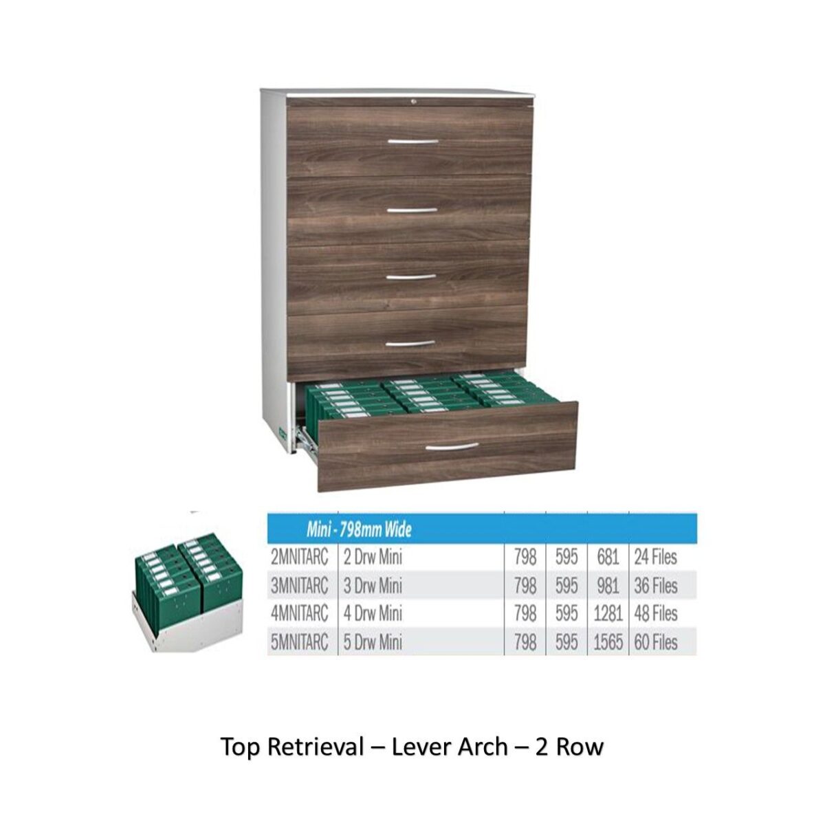 Top Retrieval Cabinet – Lever Arch Files - Image 3