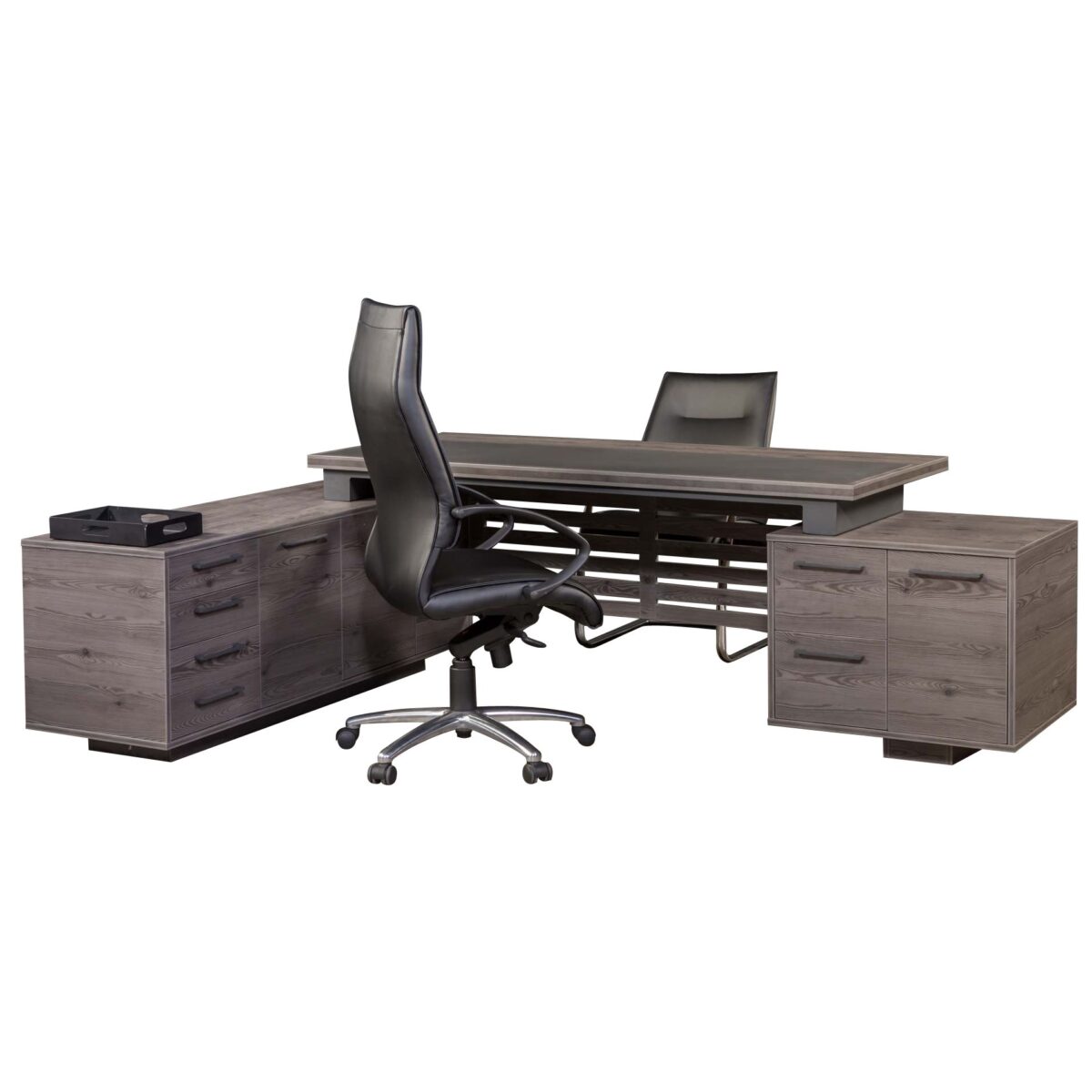 Tetrix L-Combination Desk with Pedenza (Melamine) - Image 1